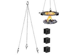 Trépied de cuisson extérieur - Foyer stable, support suspendu polyvalent, outil de cadre pliable | Accessoires de trépied de barbecue portable, cadre d'appareil de cuisson en aluminium, barre de