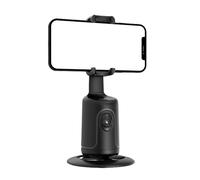 Trépied de du visage, support rotatif, 9,5 x 9,4 x 18,3 cm, support d'enregistrement de téléphone, base de support réglable pour lit, voiture, mariage, gym, cuisine, vacances, jeux de musique