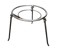 Trépied de feu de camp - 30 x 30 x 26 cm démontable pour cuisine pour camping et terrasse, design | Support Dee Trépied pour four hollandais Dees en fonte résistant pour extérieur