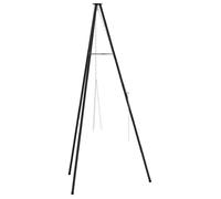 Trépied de feu de camp en acier - vidaXL - Noir - 92x92x171,5 cm - Portable - Utilisation en extérieur