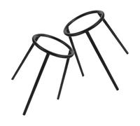 Trépied de laboratoire, 2 pièces, support chauffant, lampe en fer for noir, for expériences scientifique