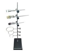 Trépied de laboratoire en métal de 60 cm - Avec pince de retour - Support de support - Accessoire de laboratoire pour la chimie et les expériences physiques