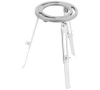 Trépied de Laboratoire Réglable pour Expérience de Chimie, Argenté | Alliage D'aluminium et Acier Inoxydable, Montage Simple, Portable, Démontage Facile, Usage Enseignement