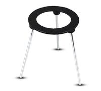Trépied de Laboratoire, trépied Ouvert de 15 cm, Support de brûleur de Lampe Bunsen, Support en Fonte, Divers Supports de Chauffage expérimental pour l'éducation aux expériences