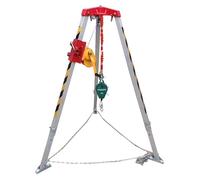 Trépied de Levage pour égouts Kit de Système de Sauvetage de Trépied Lourd, Équipement de Levage et de Sauvetage Du Treuil de Sauvetage de 12 Mètres, Pouvoir de Protection D'automne pour Travailler à