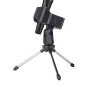 Trépied de microphone - Support de microphone de bureau pour chanter - Support de microphone léger pour chant, scène, réunion, performance