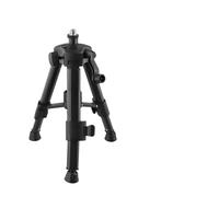 Trépied de niveau pour outils de mesure, tige de levage en alliage d'aluminium avec réglage de la hauteur télescopique de 0,4 à 1,56 m, coussinets antidérapants compatibles avec 99 % des niveaux