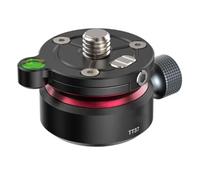 Trépied de nivellement de la base de nivellement de la tête de trépied de nivellement de la caméra Niveleur réglable en aluminium hydraulique Gimbals Petite tête fluide pour appareil photo