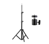 Trépied De Projecteur, Hauteur Réglable 110 Cm Et 160 Cm | Équipé D'une Vis 1/4 For Une Utilisation En Photographie(160cm-head)