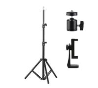 Trépied De Projecteur, Hauteur Réglable 110 Cm Et 160 Cm | Équipé D'une Vis 1/4 For Une Utilisation En Photographie(160cm-head-clip)