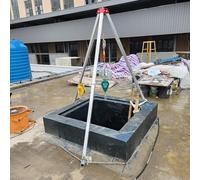 Trépied de sauvetage, Kit de levage for système d'urgence, lutte contre l'incendie, entrée tunnel puits d'égout(2600LBS Winch+Falling Protector)