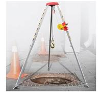 Trépied de Sauvetage Robuste pour Lutte Contre l'incendie en Espace confiné, kit de trépied de Sauvetage en Espace confiné, Support de tête de puits pour puits d'exploration, suppo