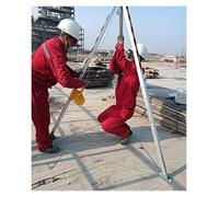 Trépied de sauvetage robuste, système de levage d'urgence pour pompiers, équipement portable pour les services d'incendie et d'intervention d'urgence (treuil de 544 kg + ceinture de sécurité