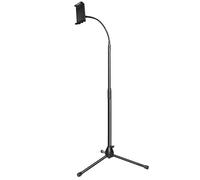 Trépied de sol universel réglable à 360 ° pour tablette et téléphone portable, hauteur de 110 à 175cm, 12 à 18cm