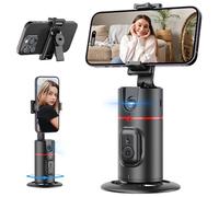 Trépied à Suivi Automatique du Visage, Trépied De Suivi Automatique du Visage 360° Support de Téléphone Intelligent Selfie Stick avec Télécommande sans Fil pour Vidéo, Diffusion en Direct, Conférence