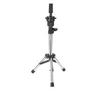 Trépied de support de tête de mannequin de Semme, tête de mannequin en plastique professionnelle réglable de perruque d'affichage de perruque(Silber Perückenständer)