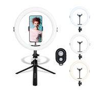 Trépied de table + anneau LED Agfaphoto ARL11 Noir