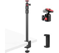 Trépied de Table pour Appareil Photo, Trepied Appareil Photo avec Vis 1/4"" pour Appareil Photo, Smartphone, Ring Light, Webcam