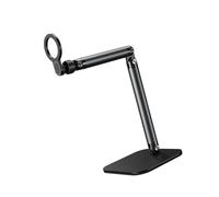Trépied de téléphone à angles multiples - Base en métal durable et bras flexible pour les médias sociaux et la fabrication de vidéos
