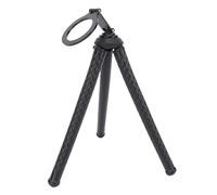 Trépied de Téléphone Flexible Magnétique, Support Pliable pour Les Caméras d'action des Téléphones, pour Les Objets Ronds de Tube de Moto à Vélo de Poussette