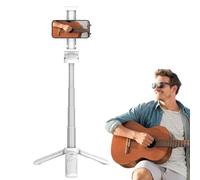 Trépied de téléphone intégré - Trépied réglable pour téléphone portable, support de trépied portable, télécommande sans fil | Trépied pour selfie, enregistrement vidéo, photographie sur smartphone, tr