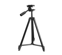 Trépied de Téléphone Portable en Alliage D'aluminium, Trépied de Voyage pour La Diffusion en Direct de Photographie Selfie, Trépied Portable pour Appareil Photo Reflex, 1,3 M Noir