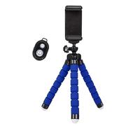 Trépied de téléphone réglable - Support flexible pour appareil photo - Support de voyage léger - Trépied pliable pour vlogging, selfies, voyages, enregistrements vidéo, photographie de smartphone