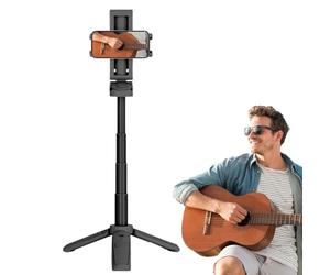 Trépied de téléphone Selfie Stick - Trépied Extensible intégré en d'aluminium | Trépied de Voyage avec Rotation à 360°, trépied Extensible léger Portable à Distance pour Selfie Regis