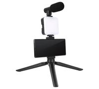 Trépied de téléphone | Trépied pour perche à selfie | Lumière de selfie de téléphon | Trépieds de téléphone portables stables à LED, support multifonctionnel pour l'enregistrement vidéo, le maquillag