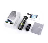 Trépied de Zoom 20X d'objectif de télescope de téléphone portable, pour Smartphone Samsung IPhone Android Kit d'objectif d'appareil photo de téléphone portable