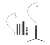 Trépied Détachable en Alliage d Aluminium Léger Support Polyvalent Portable pour Lampe Appareil Photo et Téléphone Accessoire de Camping Facile à Monter avec Filetage Standard 1 4in