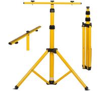 Trépied double pour projecteurs Maclean MCE583 - Jaune - Charge maximale 10 kg