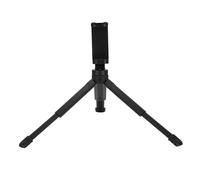 Trépied du Téléphone Stand Extensible Tripod Universal Horizontal Vertical avec Un Support de Chaussure Froide pour la Lumière de Remplissage du Microphone