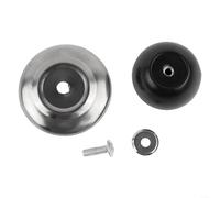 Trépied en acier inoxydable combiné Wok avec bouton, couvercle végétal qui aide à maintenir la chaleur et empêche les éclaboussures d'huile pendant la cuisson (32 cm)