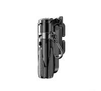 Trépied en alliage d'aluminium renforcé pour mini téléphone avec longueur focale réglable pour une capture d'image claire et stable (noir)