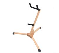Trépied en bois compatible avec la plupart des saxophones alto, y compris les modèles avec arc incurvé et cloche évasée