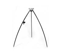 Trépied en fer forgé noir, H 200 cm-Avec la manivelle--