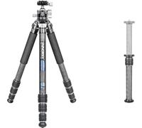 Trépied en Fibre de Carbone - INNOREL CT75C Trépied Compact Professionnel Support de caméra Lourde pour caméra vidéo DSLR avec tête de Bille à Basse gravité de 36mm et Colonne Centrale Tube de 29 mm
