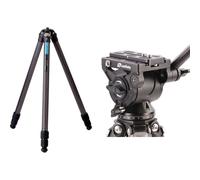 Trépied en fibre de carbone Leofoto Ranger LS-323C avec rotule vidéo BV-10