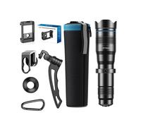 (Trépied en plastique 36x) Téléobjectif 60X Puissant monoculaire longue distance pour téléphone avec