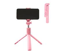 Trépied extensible pour téléphone - Maîtrisez votre création de contenu, support portable pour smartphone avec télécommande sans fil, poignée en caoutchouc antidérapant + vis universelle 6,35 mm