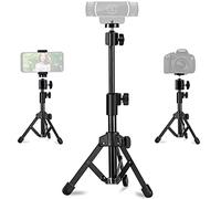 Trépied Extensible pour Webcam - pour Appareil Photo/téléphone/Webcam - Compatible avec Logitech Stream Webcam C925e C922x C922 C930e C930 C920 C615 / Appareil Photo/iPhone/Anneau Lumineux