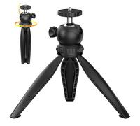 Trépied flexible pour téléphone : support de table extensible, adaptateur de bras de préhension portable, compact prêt à voyager, pieds de verrouillage multi-angles | pour Vlogging