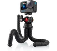 Trépied Go Pro,Actioncam Flexible Octopus Gorrila Pod & Fixation pour Caméra d'action,Compatible avec GoPro Hero Hero 12 11 10 9 Insta-360 X3 G3 Bendy Tripod Accessoire pour Vidéo Vlogging