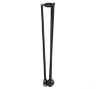 Trépied guide au sol pour stabilisateur - Support de mesure pliable en métal avec pieds antidérapants pour équipement d'arpentage total de station, poteau de support compact de 40 cm