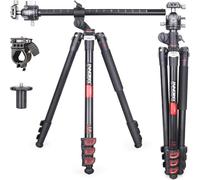 Trépied Horizontal INNOREL YT284A, Colonne Centrale rotative Multi-Angles et rotule 46mm à Faible gravité pour trépied de caméra Monopode pour DSLR Caméscope vidéo Prise de Vue aérienne Charge 20kg