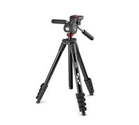 JOBY Compact Advanced Kit, Trépied Photo/Smartphone avec Rotule 3D, Fixation Universelle Rapide ¼-20 ", Support Smartphone, Sac de Transport, pour Reflex et Hybride, Couleur : Noir, Capacité 3 Kg