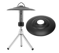 Trépied lanterne de Camping en plein air, support de lampe de travail, couvercle d'abat-jour LED, accessoires d'éclairage pour chien noir, ESLNF objectif zéro