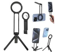 Trépied Magnétique Ma38, Mini Trépied Magnétique Pliable, en Aluminium, for IPhone 17-12(1PC-Black)
