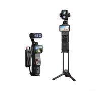 Trépied magnétique pivotant pour Insta360 Luna, crochet de fixation 0,6 cm | Construction en métal, forte prise en main, rotation fluide, crochet de suspension, 6,35 mm et pour montage Arca-Swiss